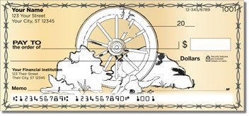 Classic Cowboy Personalized Checks