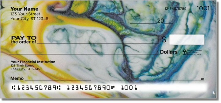 Science Swirl Personal Checks