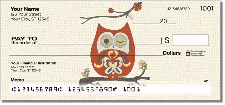 Country Owl Personal Checks