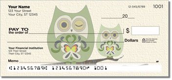 Country Owl Personalized Checks