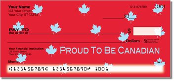 Canadian Pride Personalized Checks