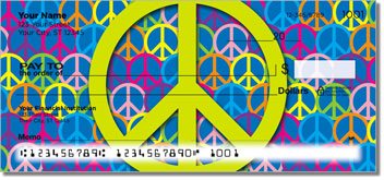 1960s Hippie Personalized Checks