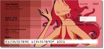 Sexy Vampire Personalized Checks