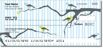 Birds on Branches Checks