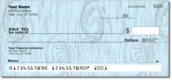 Knots in Wood Personalized Checks