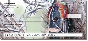 Unique Birdhouse Personalized Checks