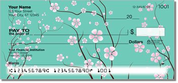 Cherry Blossom Personalized Checks