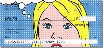 Pop Art Personalized Checks