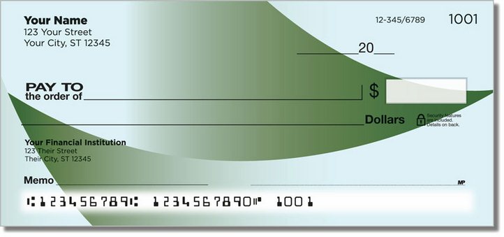 Simple Fade Personal Checks
