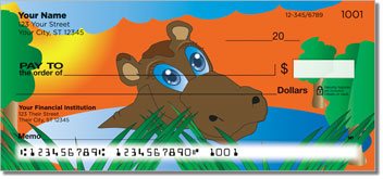 Hungry Hippo Personalized Checks