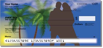 Romantic Hideaway Personalized Checks