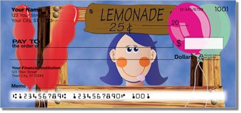Lemonade Stand Personalized Checks