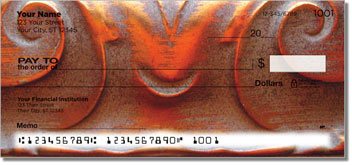 Ornate Curl Personalized Checks