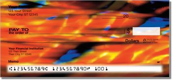 Glass Art Personalized Checks