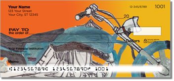 Motorcycle Daydream Personalized Checks
