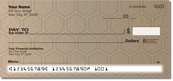 Geometric Pattern Personalized Checks