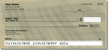 Earth Tone Personalized Checks