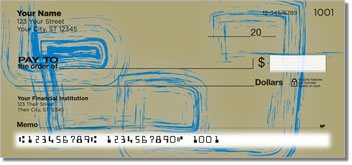 Chalk Glow Personalized Checks