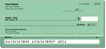 Tiny Bubbles Personalized Checks
