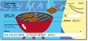 BBQ Grilling Personalized Checks