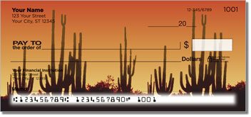 Desert Scenery Personalized Checks