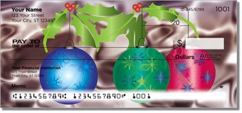 Christmas Ornament Personalized Checks