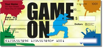 Paintball Personalized Checks