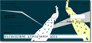 Proud Peacock Personalized Checks