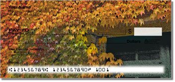Autumn Ivy Personalized Checks
