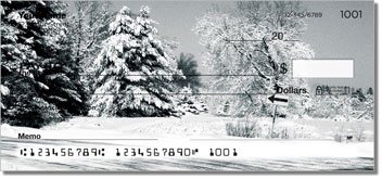 Winter Tree Personalized Checks