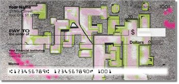 Graffiti Art Personalized Checks