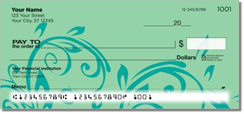 Fresh and Flourishing Personalized Checks