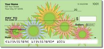 Retro Sunflower Checks