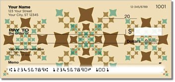 Polygon Pattern Personalized Checks