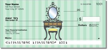 Victorian Furniture Personalized Checks