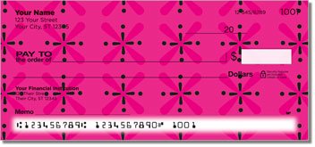 Pink Party Personalized Checks