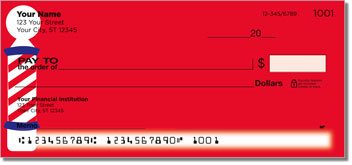 Barbershop Personalized Checks
