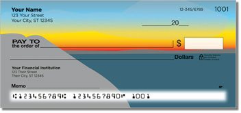 Striking Sunset Checks