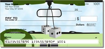 Car Mirror Decor Checks