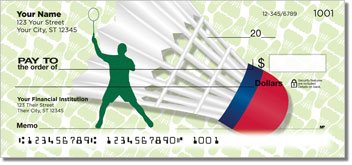 Badminton Personalized Checks