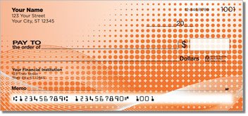 Dot and Swirl Personalized Checks