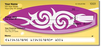 Surfboard Personalized Checks