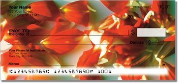 Dahlia Petal Personalized Checks