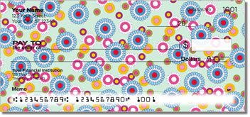 Flashback Flower Personalized Checks