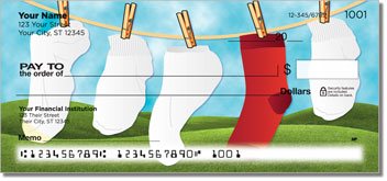 Laundry Day Personalized Checks