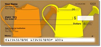 Tools of Gardening Personalized Checks