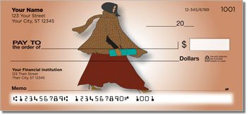 Fashion Model Personalized Checks