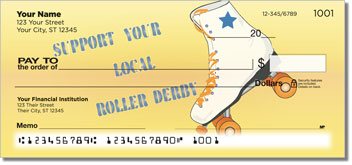 Roller Derby Personalized Checks