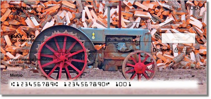 Old Fashioned Farm Personal Checks