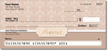 Scrapbook Personalized Checks